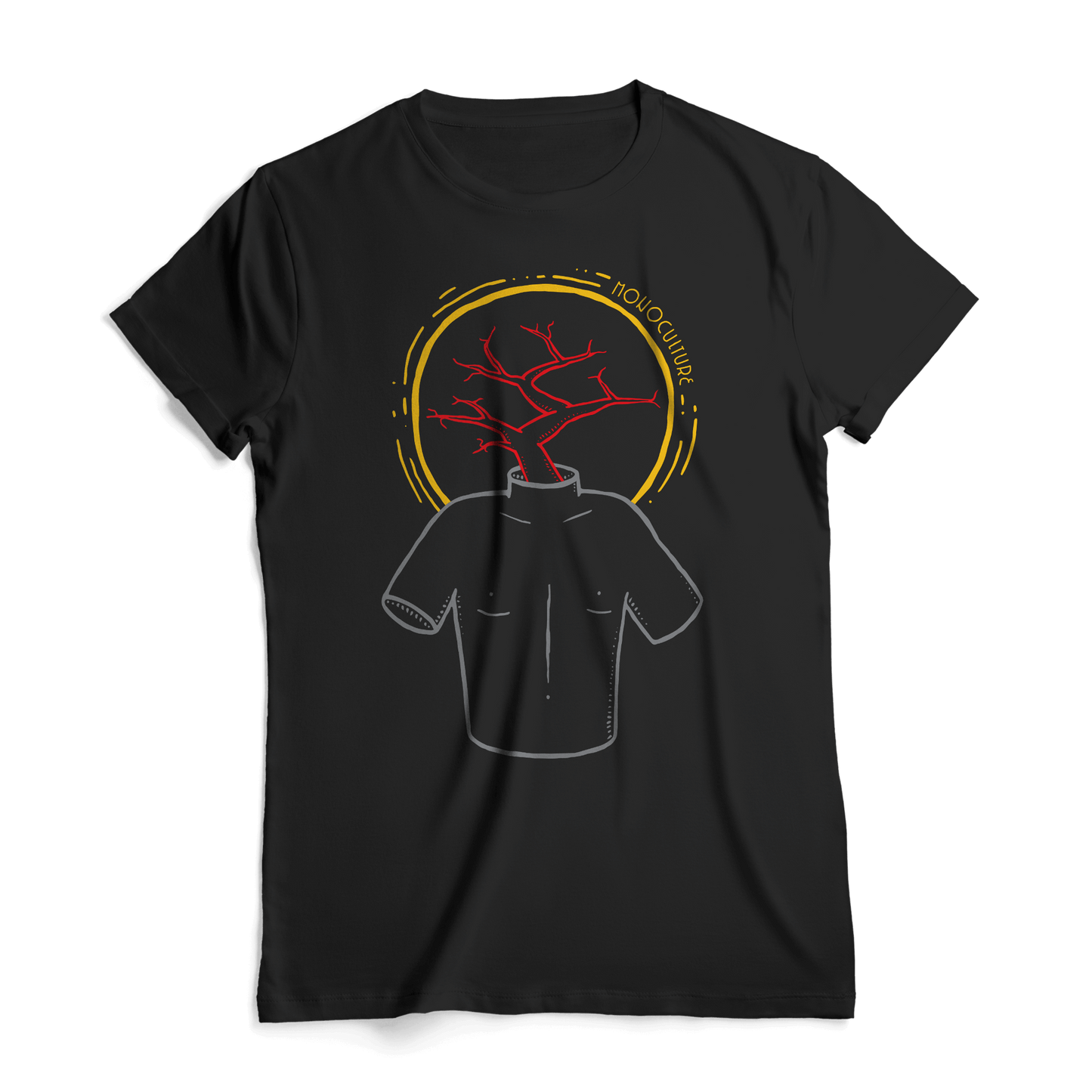 Body Tree T-Shirt - Black